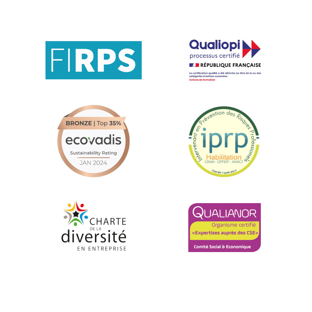 Certification (qualiopi, qualianor, firps, ecovadis, iprp, charte de la diversité)